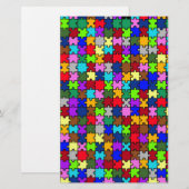 Papeterie Autistic Jigsaw (Devant / Derrière)