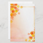 Papeterie Automne (Devant / Derrière)