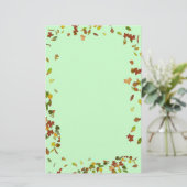 Papeterie AUTOMNE / FEUILLES D'AUTOMNE, Vert (Debout devant)