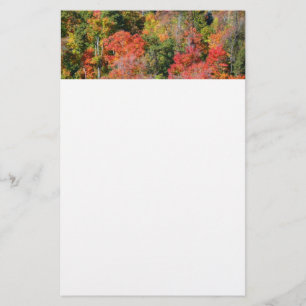 Papeterie Automne Hillside Colorful Automne Nature Photograp