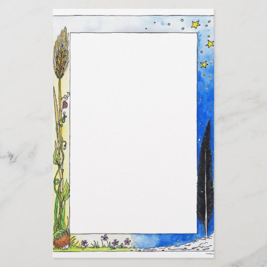 Papeterie AUTOMNE/Papeterie HIVER par Nicole Janes (Devant)