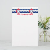 Papeterie avec Drapeau de Cinncinnati, Ohio (Debout devant)