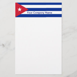 Papeterie avec Drapeau de Cuba