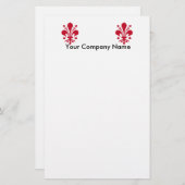 Papeterie avec Drapeau de Florence, Italie (Devant / Derrière)