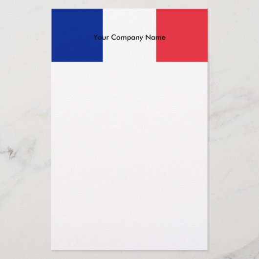 Papeterie avec Drapeau de France (Devant)