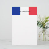 Papeterie avec Drapeau de France (Debout devant)