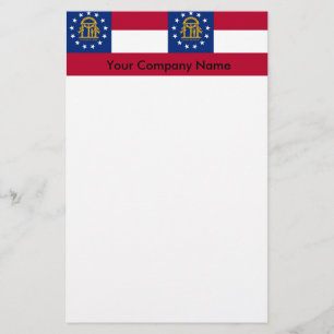 Papeterie avec Drapeau de Géorgie