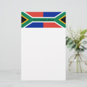Papeterie avec Drapeau de l'Afrique du Sud (Debout devant)