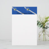 Papeterie avec Drapeau de Las Vegas, Nevada, USA (Debout devant)