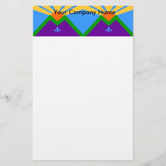 Papeterie avec Drapeau de Manitou Springs (Devant)