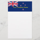 Papeterie avec Drapeau de Nouvelle-Zélande (Devant)