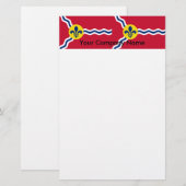 Papeterie avec Drapeau de Saint-Louis, Missouri (Devant / Derrière)