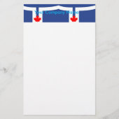 Papeterie avec drapeau de Toronto, Canada (Devant)