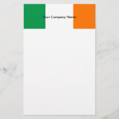 Papeterie avec Drapeau d'Irlande (Devant)