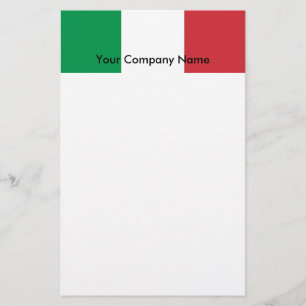 Papeterie avec Drapeau d'Italie