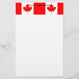 Papeterie avec Drapeau du Canada