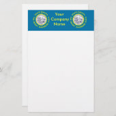 Papeterie avec Drapeau du Dakota du Sud (Devant / Derrière)