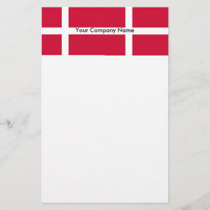 Papeterie avec Drapeau du Danemark