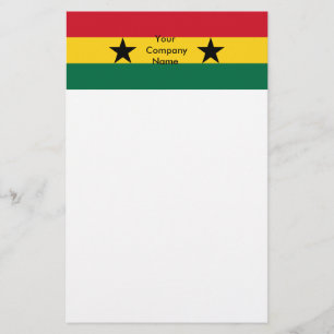 Papeterie avec Drapeau du Ghana