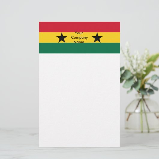 Papeterie avec Drapeau du Ghana (Debout devant)