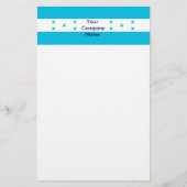 Papeterie avec Drapeau du Honduras (Devant)