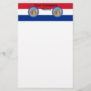 Papeterie avec Drapeau du Missouri