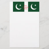 Papeterie avec Drapeau du Pakistan (Devant)