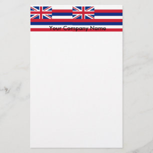 Papeterie avec Drapeau Hawaii