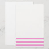 Papeterie Avenue rose (Devant / Derrière)