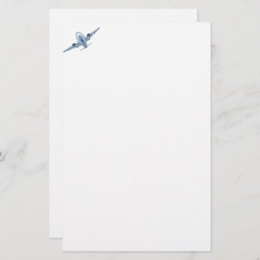 Papeterie Avion (Devant / Derrière)