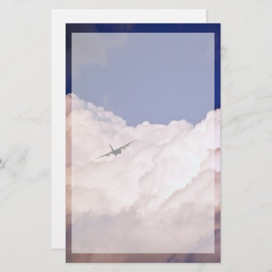 Papeterie Avion de transport militaire par Shirley Taylor (Devant / Derrière)