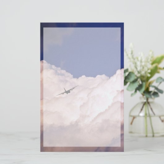 Papeterie Avion de transport militaire par Shirley Taylor (Debout devant)