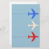 Papeterie Avions (Devant / Derrière)