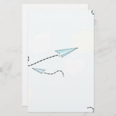 Papeterie avions à papier (Devant / Derrière)