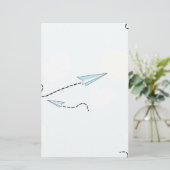 Papeterie avions à papier (Debout devant)