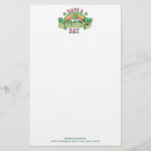 Papeterie Ayez une Typographie rétro de jour chanceux (Devant)