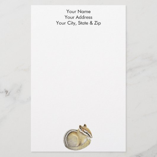 Papeterie Baby Chipmunk (Devant)