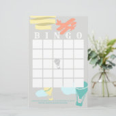 Papeterie Baby shower aventure Bingo (Debout devant)