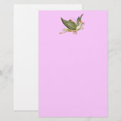 PAPETERIE BABY SHOWER STORK (Devant / Derrière)