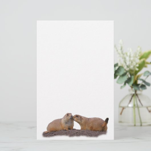 Papeterie baiser de chien de prairie (Debout devant)