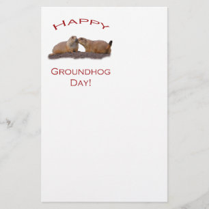 Papeterie Baiser de jour de Groundhog