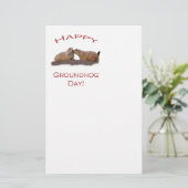 Papeterie Baiser de jour de Groundhog (Debout devant)