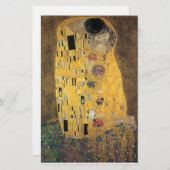 Papeterie Baiser, , reproduction, Peinture Gustav Klimt, art (Devant / Derrière)