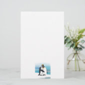 Papeterie Baisers d'amour de pingouin (Debout devant)