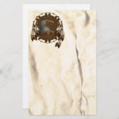 Papeterie Bald Eagle Mandala Native American Stationery (Devant / Derrière)