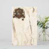 Papeterie Bald Eagle Mandala Native American Stationery (Debout devant)