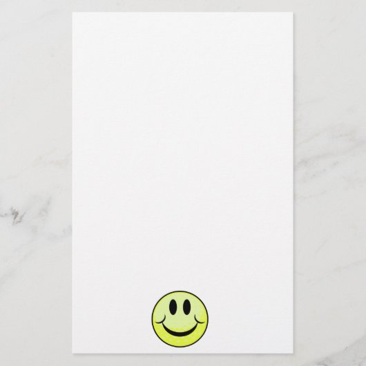 Papeterie balle de golf visage souriant (Devant)