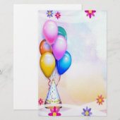 Papeterie Ballons de fête (Devant / Derrière)