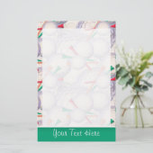 Papeterie Balls de golf mignonnes et Motif Tee - shirt (Debout devant)