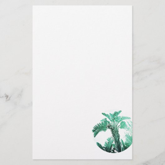 Papeterie Banane plante feuille verte (Devant)